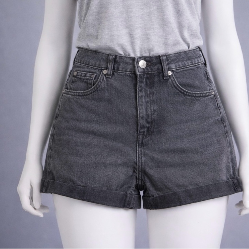 Divided Dark Gray Jean Shorts
